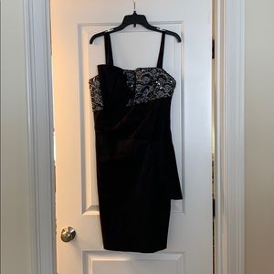 Black cocktail dress